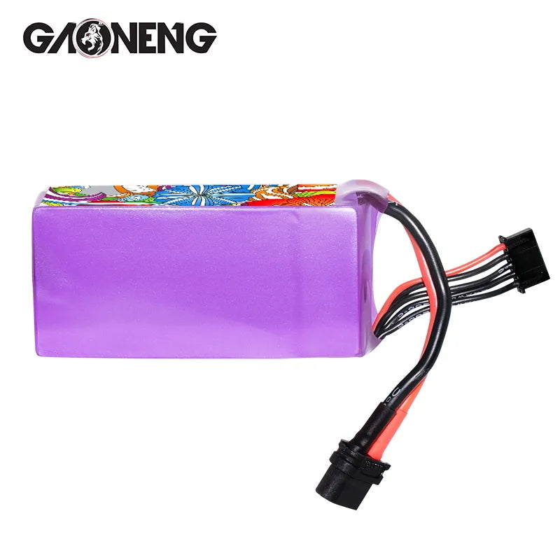 GAONENG High - Performance 15.2V 1300mAh 120C XT60 4S LiPo Battery for FPV Drones and More