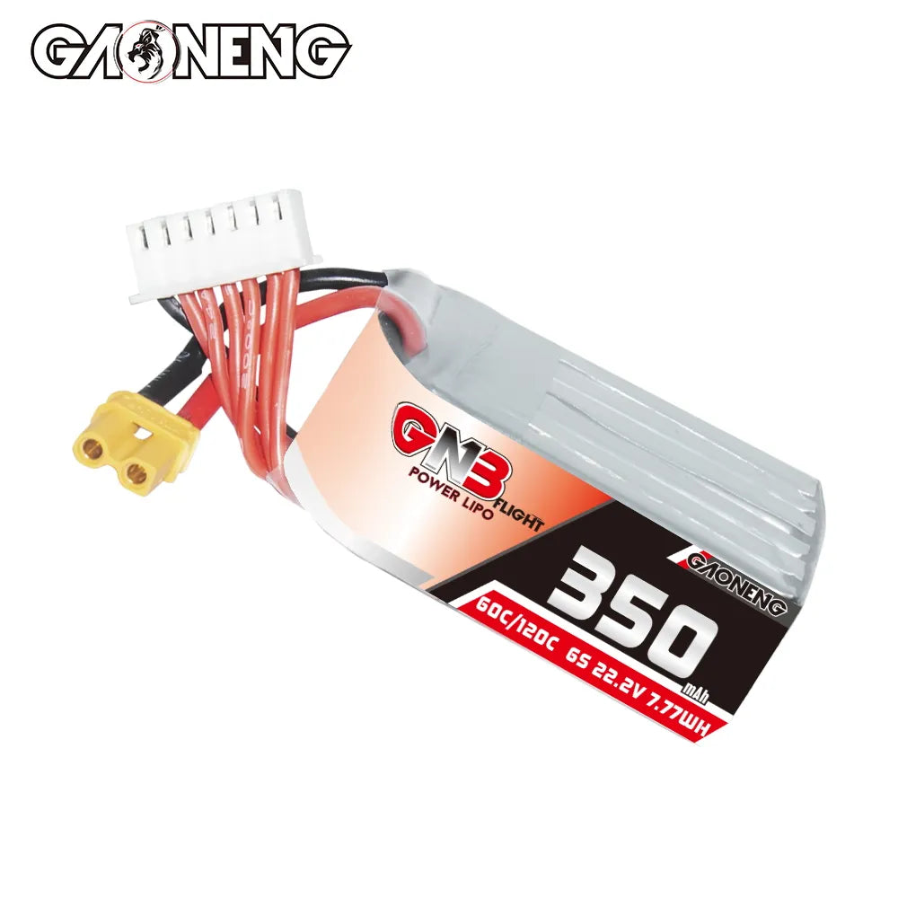 GAONENG High - Performance 6S 22.2V 350mAh 60C XT30 LiPo Drone Battery