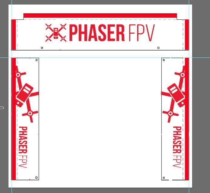 Pre - order! 20 Sets of FPV Branded Multi GP Race Spec Fabric for Race Gates