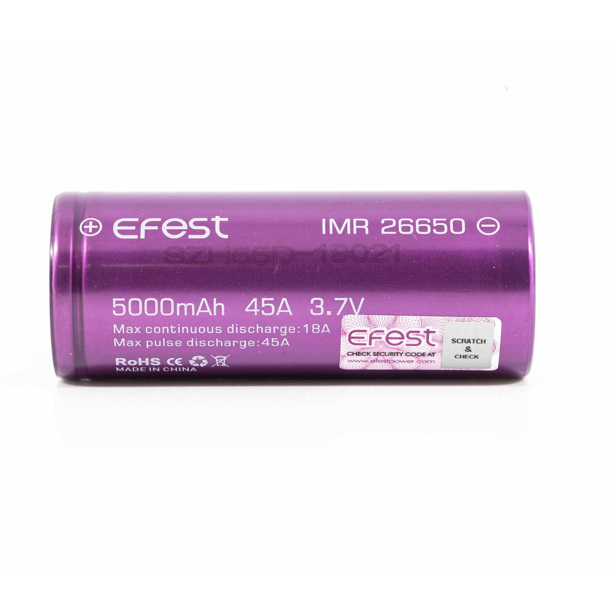 Efest 26650 5000mAh 3.7V 40A Flat - Top Lithium - Ion Batteries (2 - pack) | Great Deal