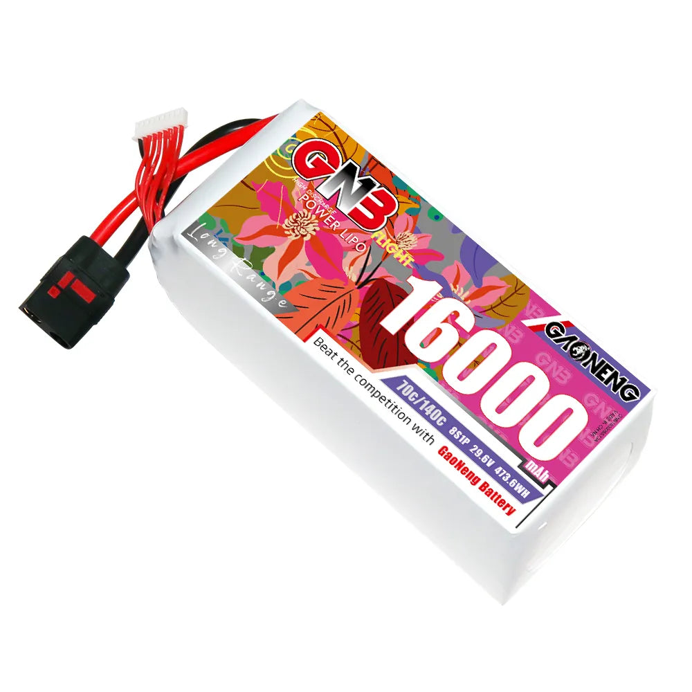 Hot Sale! GAONENG 29.6V 16000mAh 70C RC LiPo Battery QS8