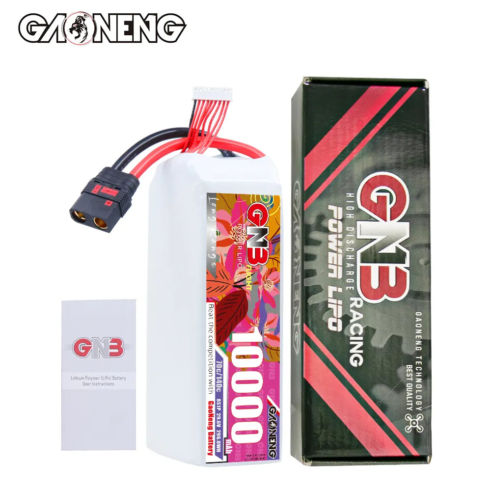 GAONENG RC LiPo Battery - 29.6V 10000mAh 70C QS8, Hot Deal!