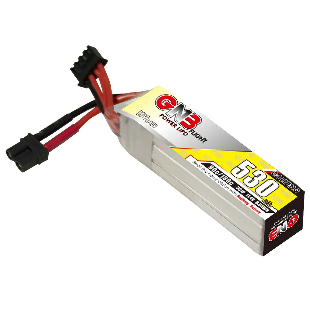 Hot Sale! GAONENG GNB 3S 11.4V 530mAh 90C XT30 High - Performance LiPo Battery