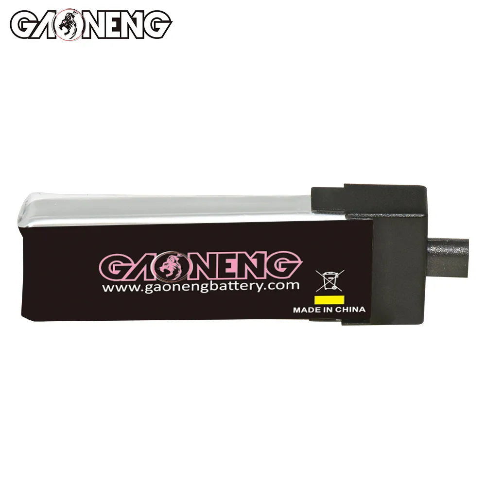 GAONENG GNB High-Voltage 1S 3.8V 300mAh 80C A30 Plastic Head LiPo Battery