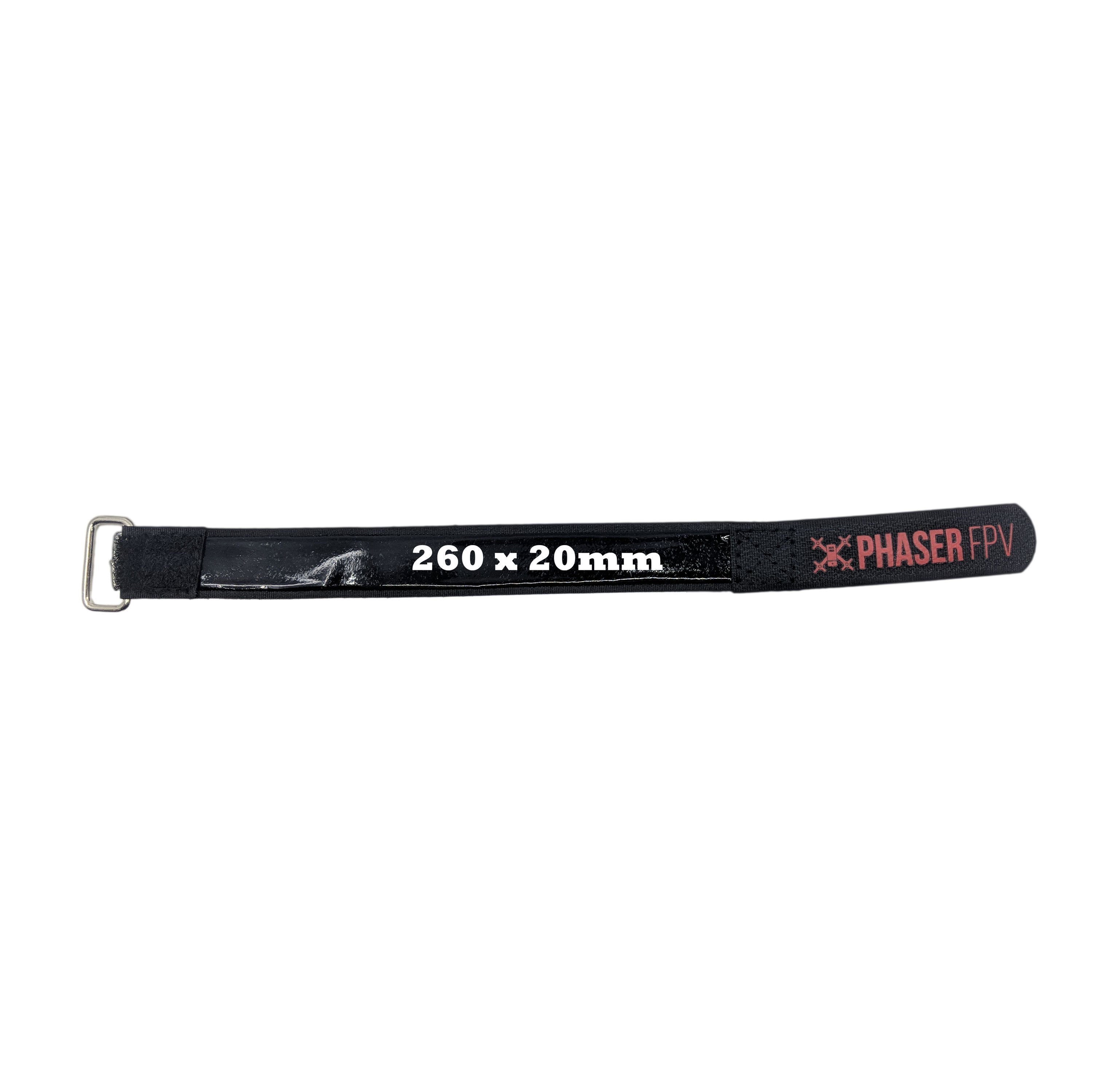 Phaser FPV Branded Lipo Battery Straps with Non-slip Coating - Great Deals! 260x20mm