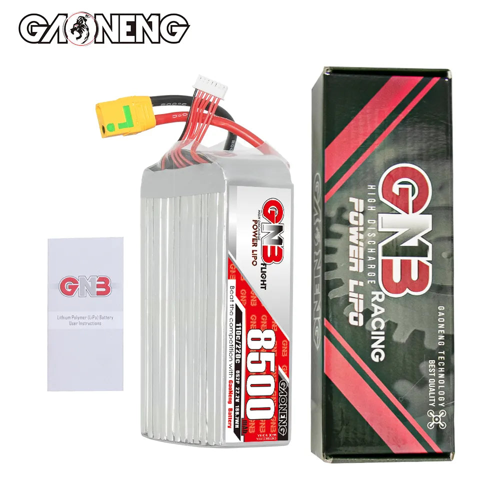 GAONENG GNB 6S 22.2V 8500mAh 110C RC LiPo Battery XT90S Anti - Spark: Top - Quality for RC Enthusiasts