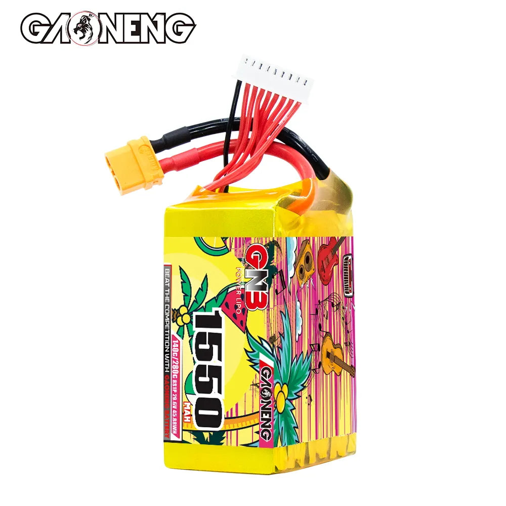 GAONENG 8S 29.6V 1550mAh 140C XT60 LiPo Battery - Hot Sale!