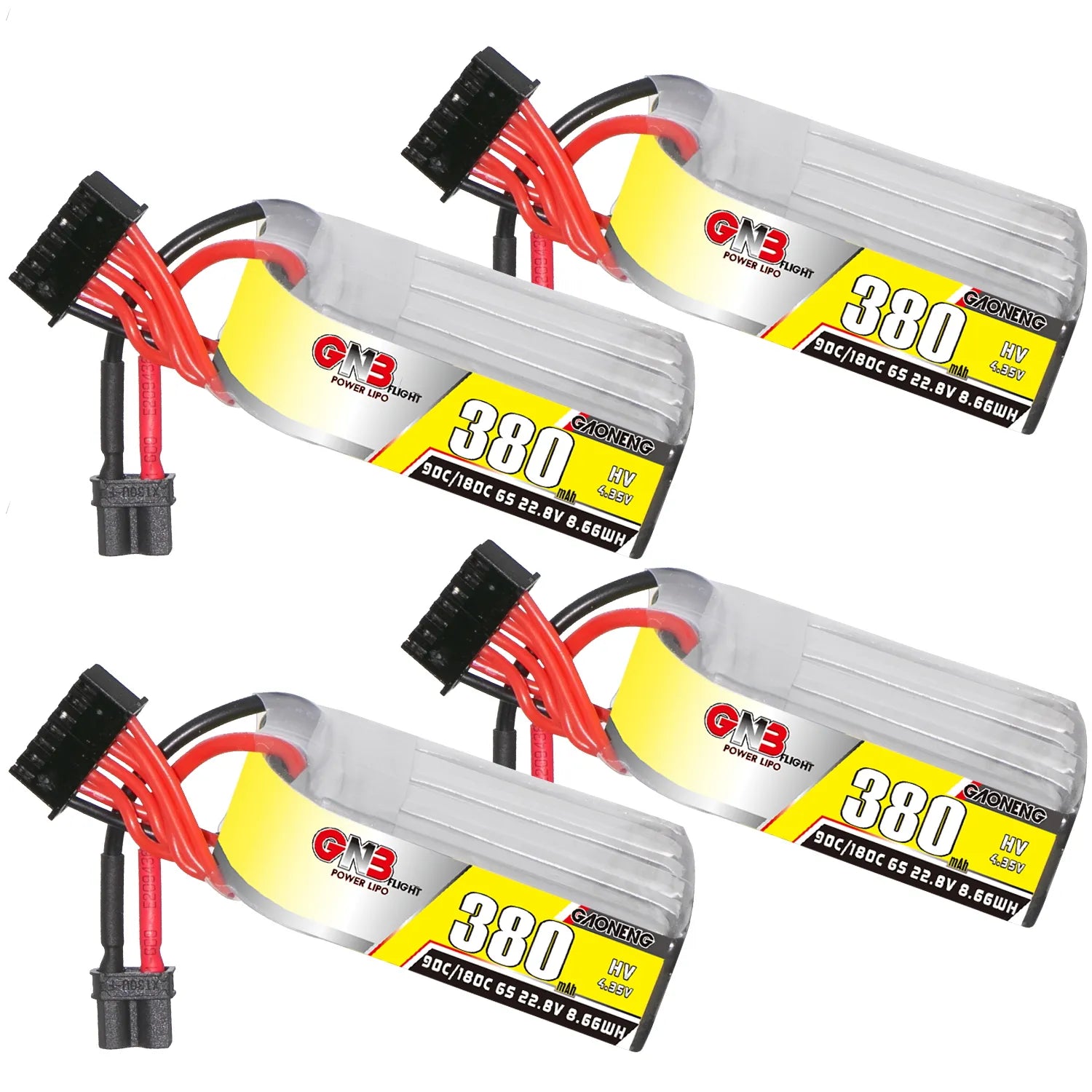 Hot Sale GAONENG GNB 6S 22.8V 380mAh 90C XT30 High - Performance LiPo Battery