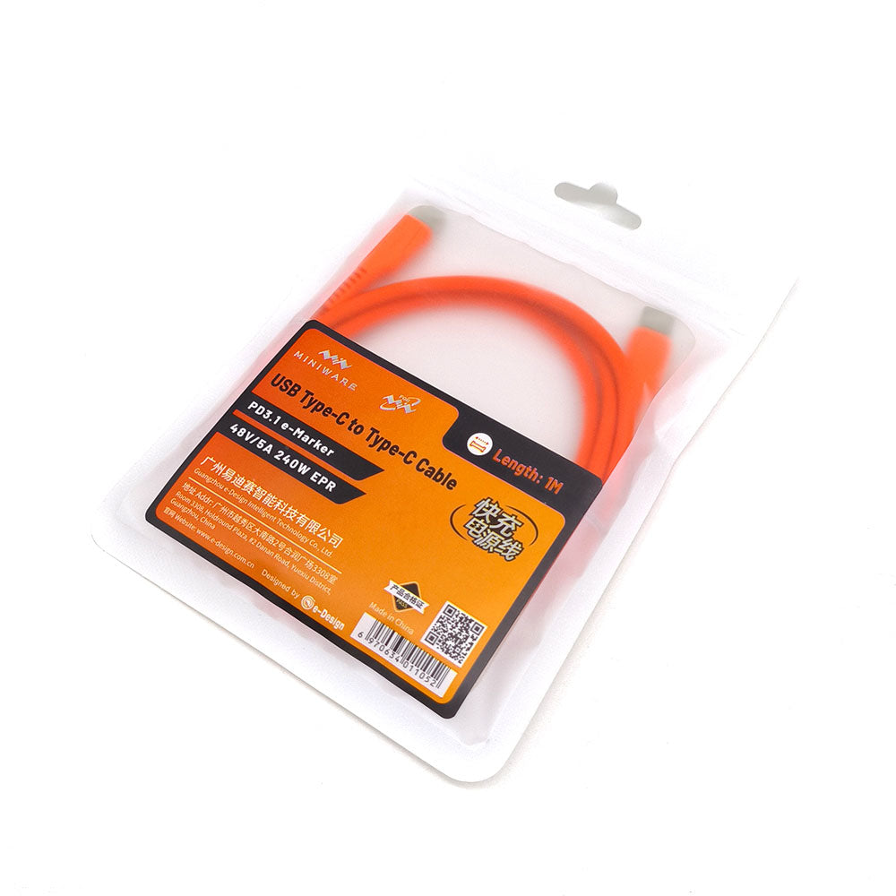 Hot! Miniware USB C to C Cable