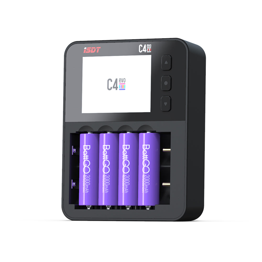 Hot Sale! iSDT C4 Evo Independent 6-Channel Cylindrical Battery Charger