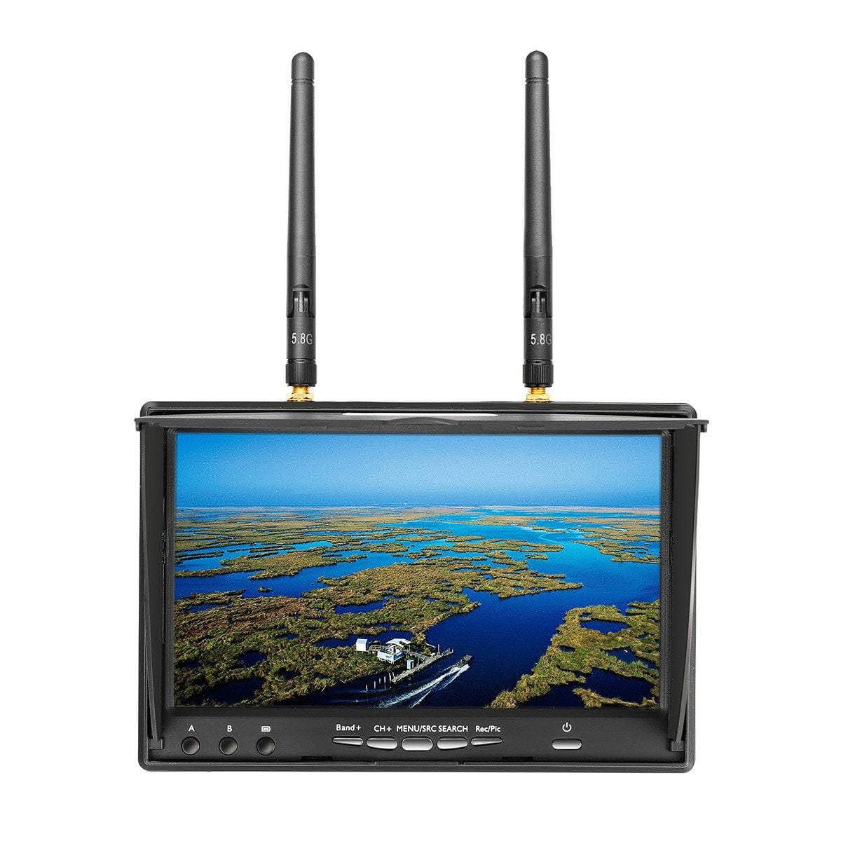 Hot Deal! 7-Inch OEM LCD5802D 5.8G 40CH FPV Monitor with DVR