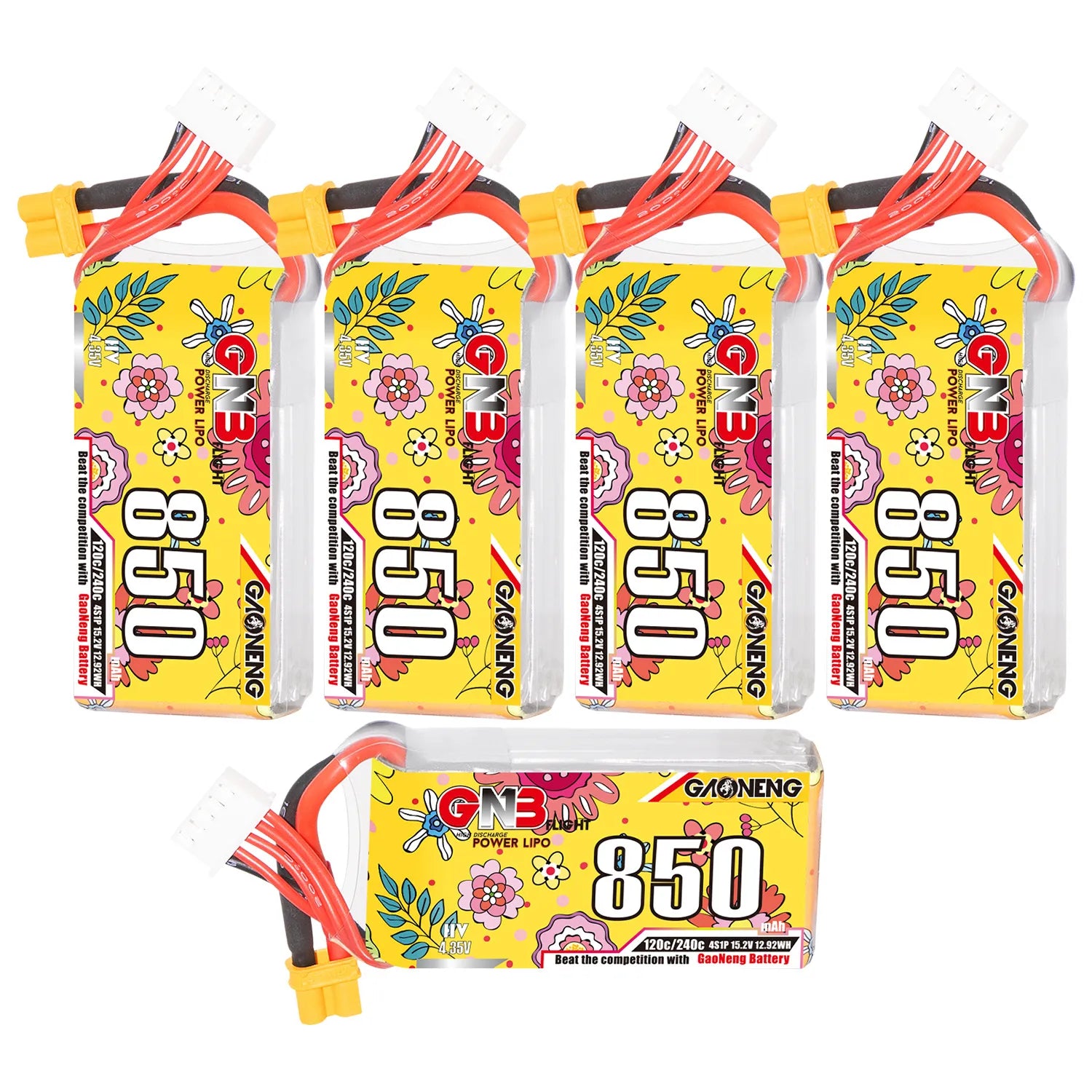 GAONENG GNB LiHV 4S 15.2V 850mAh 120C XT30 LiPo Battery - Hot Deal in Australia