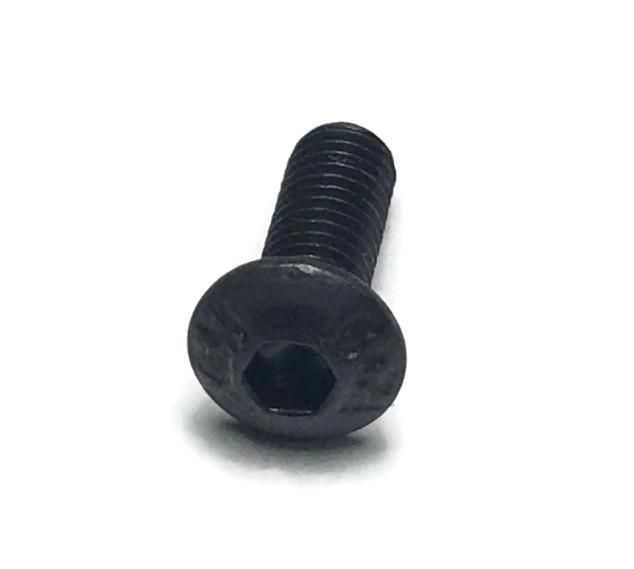 Black M3 Steel Button Head Screws - Pack of 10 in Various Sizes