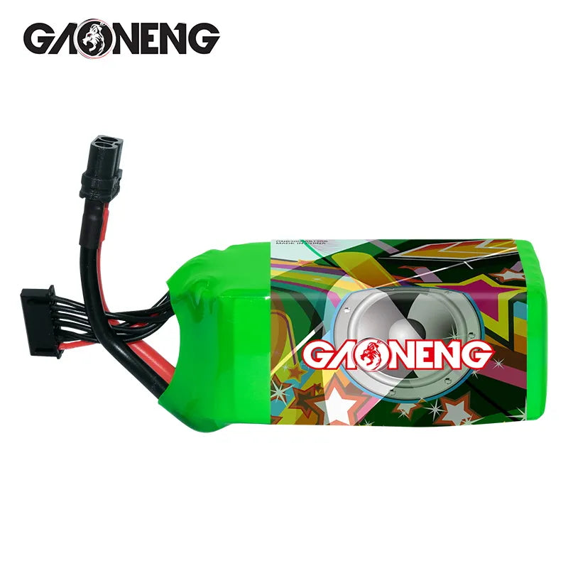 Hot Deal! GAONENG GNB 6S 22.2V 2000mAh 120C XT60 LiPo Battery Pack of 2
