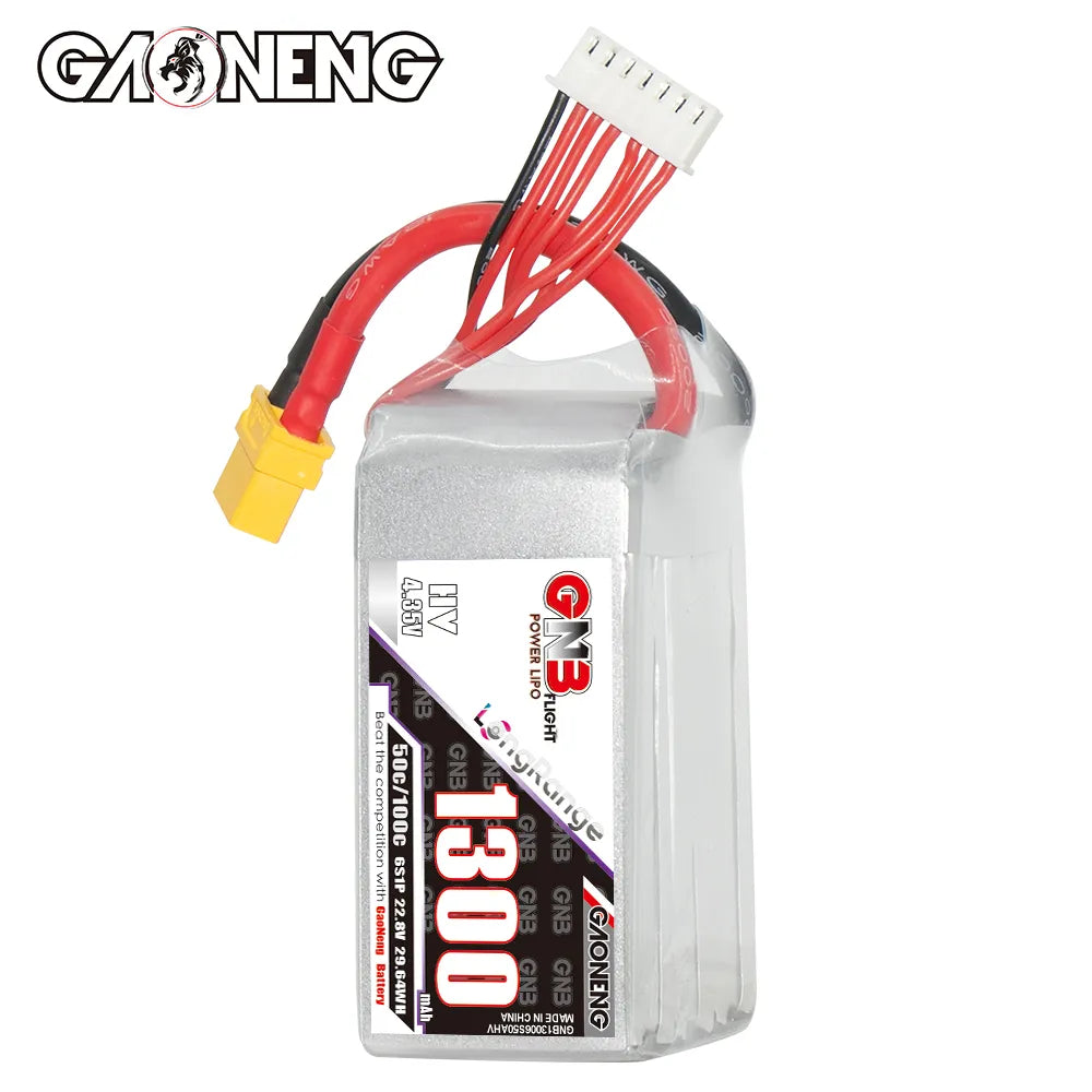 GAONENG GNB 6S 22.8V 1300mAh 50C XT60 LiPo Battery - Hot Sale!