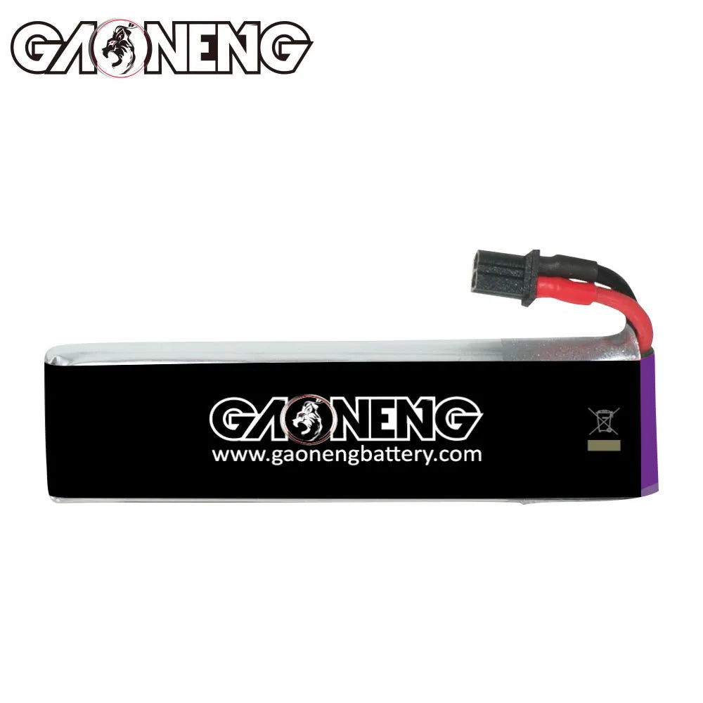 Hot Sale! GAONENG GNB 1S 3.8V 850mAh 60C A30 Cabled LiPo Battery for Long - Range Use