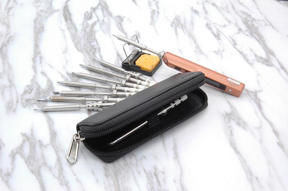 Exclusive Miniware Carrying Pouch - Ideal for TS80, TS80P, TS100, TS101, and PINECIL Soldering Irons