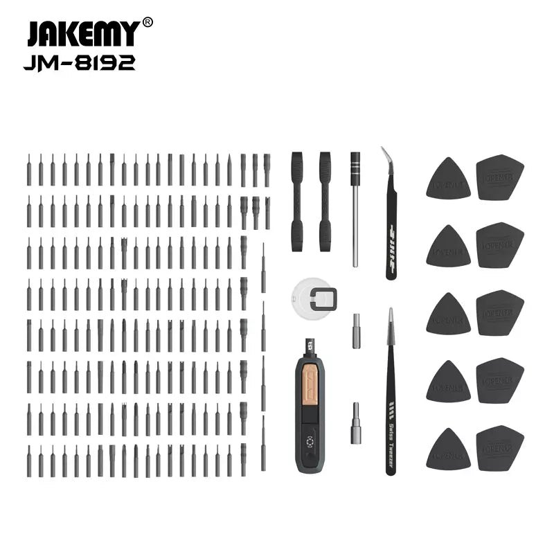 JAKEMY JM-8192 180-in-1 CR-V Screwdriver Set - Ideal for Aussie DIYers