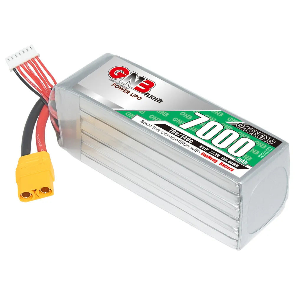 Hot Deal: GAONENG GNB 6S 22.2V 7000mAh 70C LiPo Battery with XT90 Connector