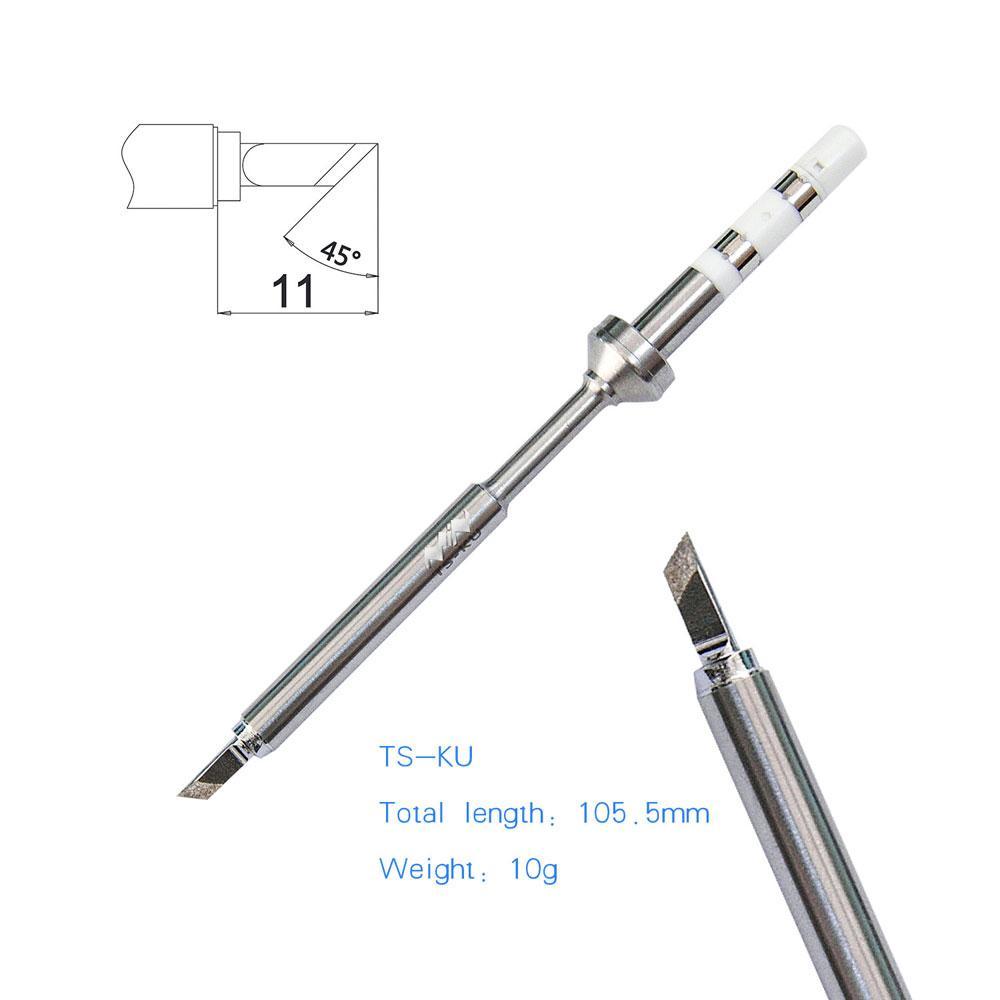 KU Compatible Soldering Tip Replacement for TS100, TS101, and Pinecil