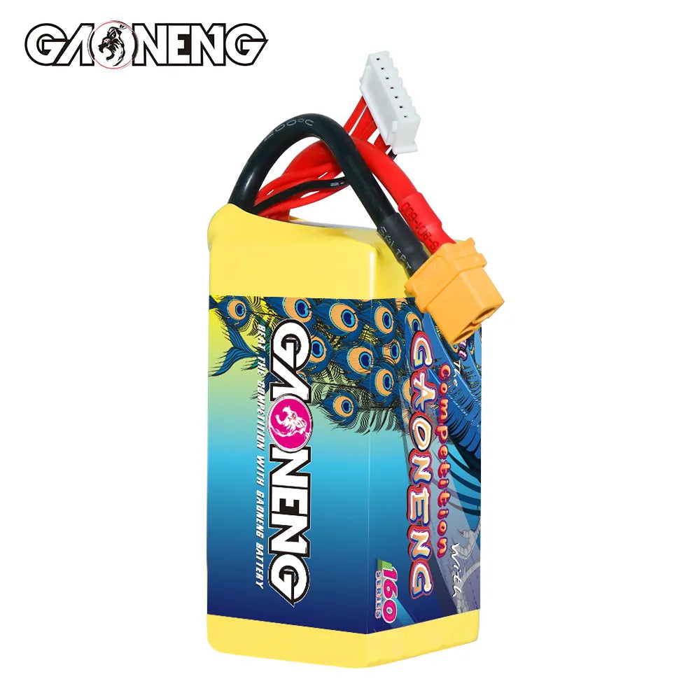 GAONENG High-Voltage 6S 22.8V 1500mAh 160C XT60 LiPo Graphene Battery