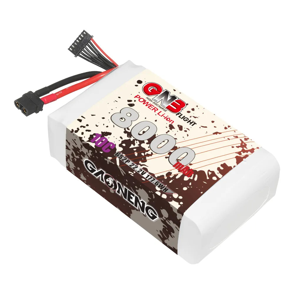 Hot Sale GAONENG GNB 6S 22.2V 8000mAh 10C XT60 Lithium-ion Battery for FPV & Drones