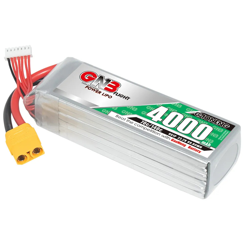GAONENG High - Performance 22.2V 4000mAh 70C 6S LiPo Battery with XT90 Connector