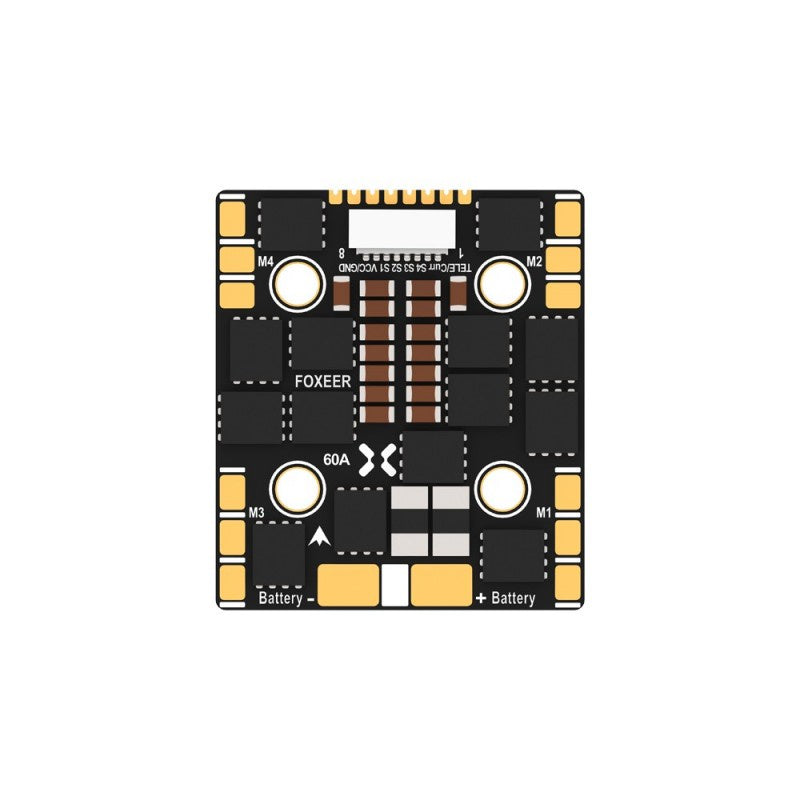 Hot Sale! Foxeer Reaper F4 Slim Mini 60A 4in1 ESC, 9 - 40V, 20x20mm M3