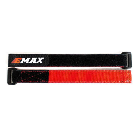 EMAX 180x10mm Anti - Slip Rubber - Coated LiPo Battery Straps (2 pcs)
