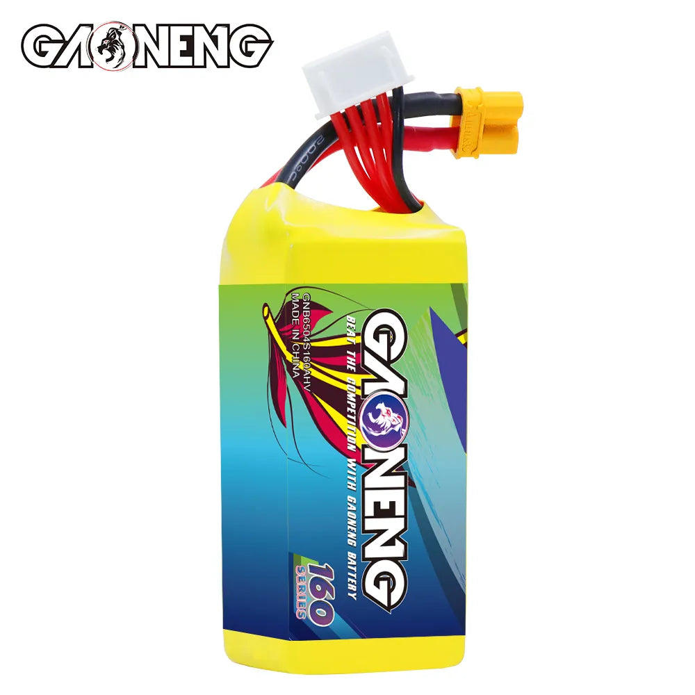 GAONENG High - Performance 15.2V 650mAh 160C XT30 HV 4S LiPo Battery for FPV Drones