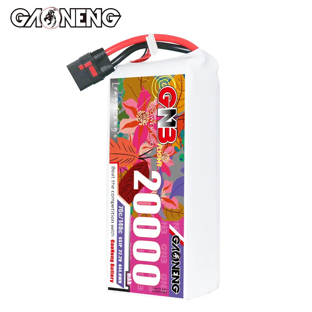 GAONENG High - Performance 22.2V 20000mAh 70C RC LiPo Battery for Multiple Applications