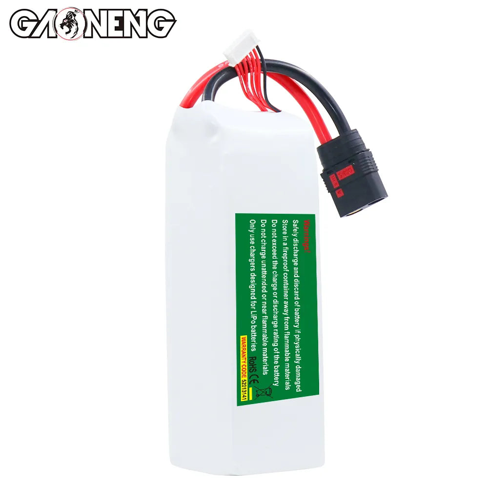 GAONENG 22.2V 10000mAh 70C RC LiPo Battery - QS8 [DG] | High - Performance Deal