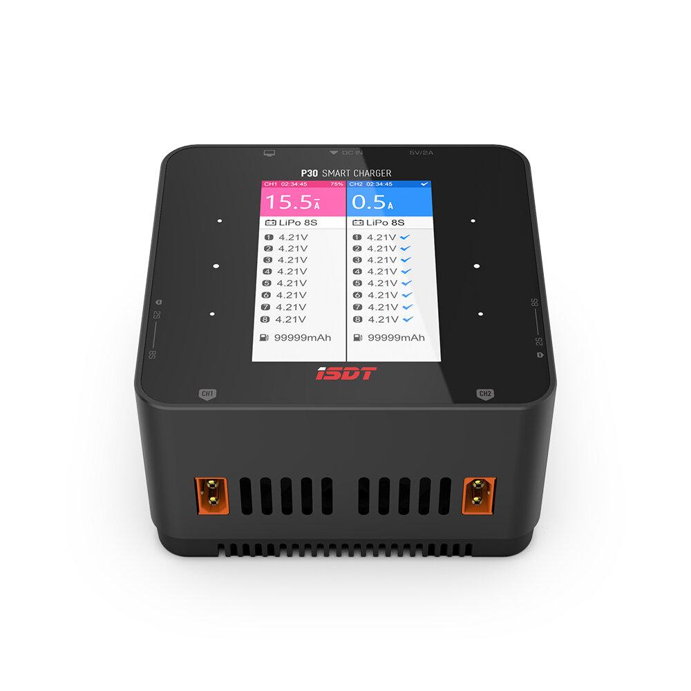 Hot Deal! ISDT P30 Dual Channel 1000W Bluetooth Battery Charger 1 - 8S (DC Only)
