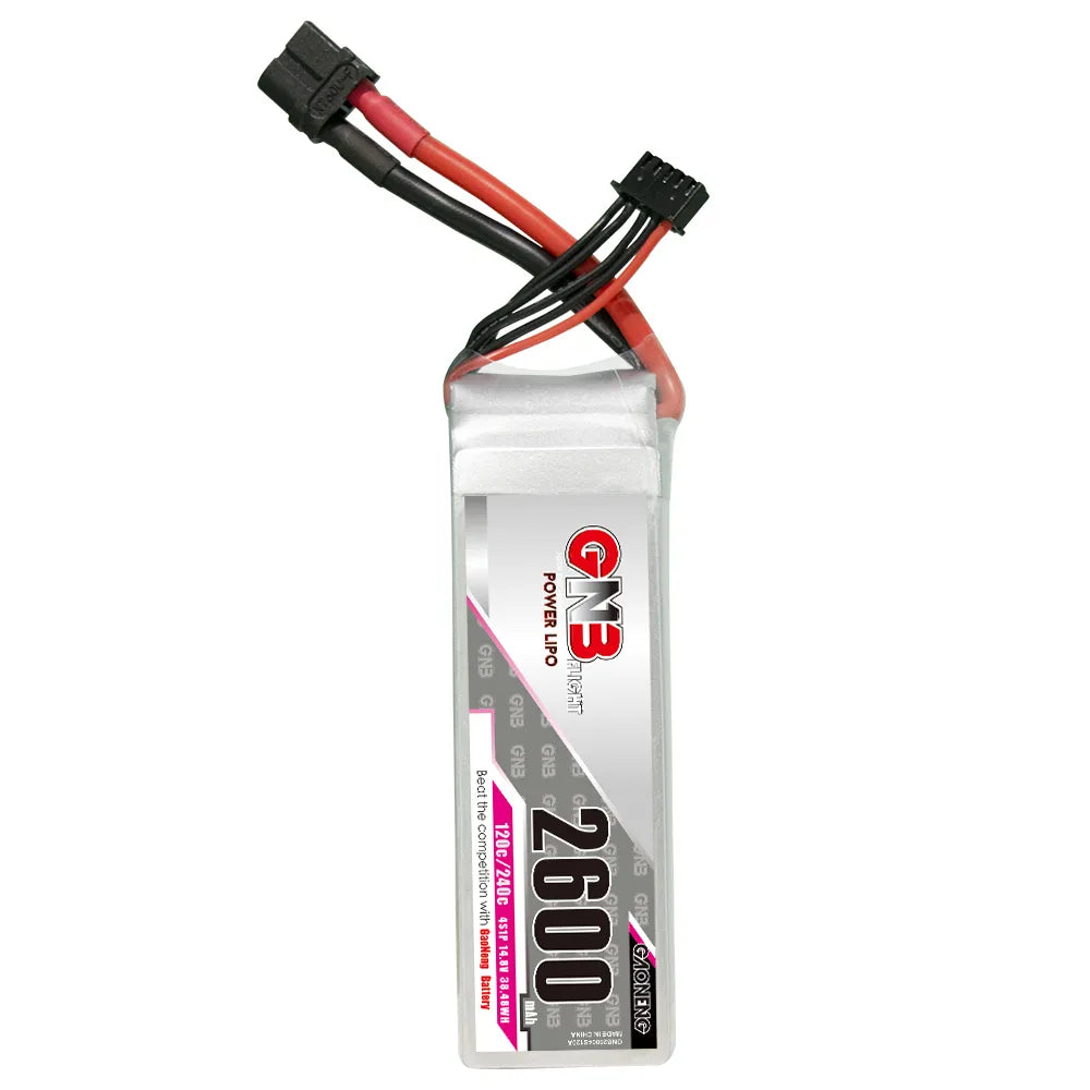 GAONENG High - Performance 14.8V 2600mAh 120C XT60 4S LiPo Battery [DG]