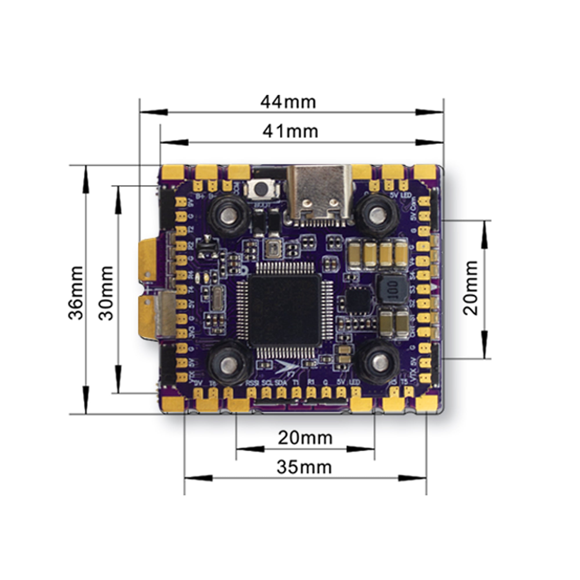 Hot Deal: Flycolor Raptor 5 Mini F7 Tower Stack with MPU6500