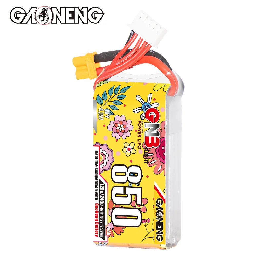 GAONENG GNB LiHV 4S 15.2V 850mAh 120C XT30 LiPo Battery - Hot Deal in Australia