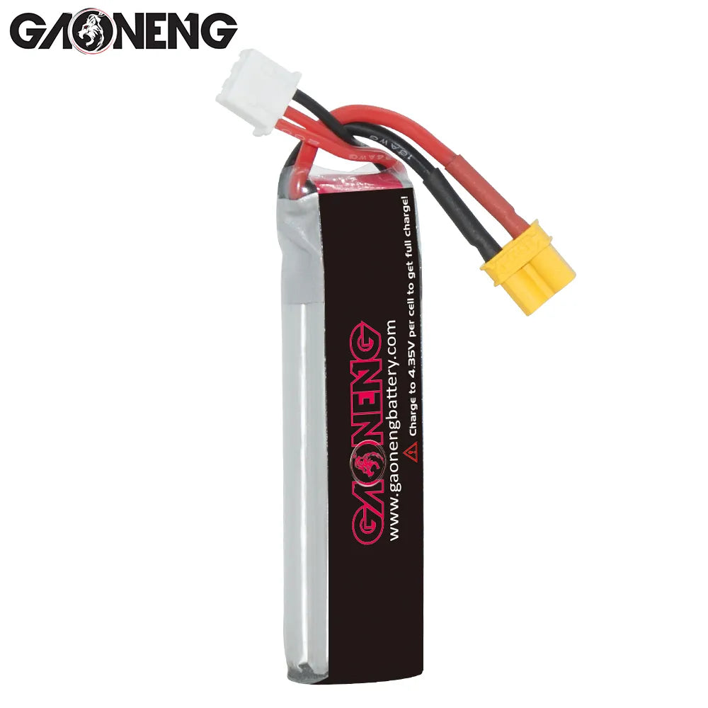 GAONENG GNB 2S 7.6V 550mAh 100C XT30 Long LiHV LiPo Battery [DG]