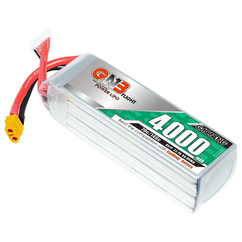 GAONENG High - Performance 6S 22.2V 4000mAh 70C LiPo Battery with XT60 Connector for RC Hobbies