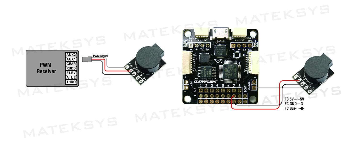 Hot Sale! Matek 5V Loud Drone Buzzer - Lost Model Beeper (DBuz5V)