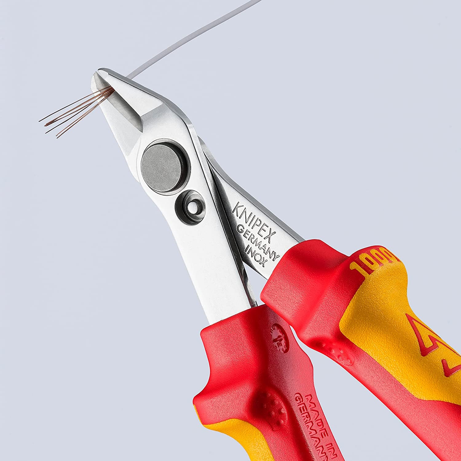 Hot Sale! Knipex 125mm VDE Insulated Electronic Super Knips® with Multi-Component Sleeves