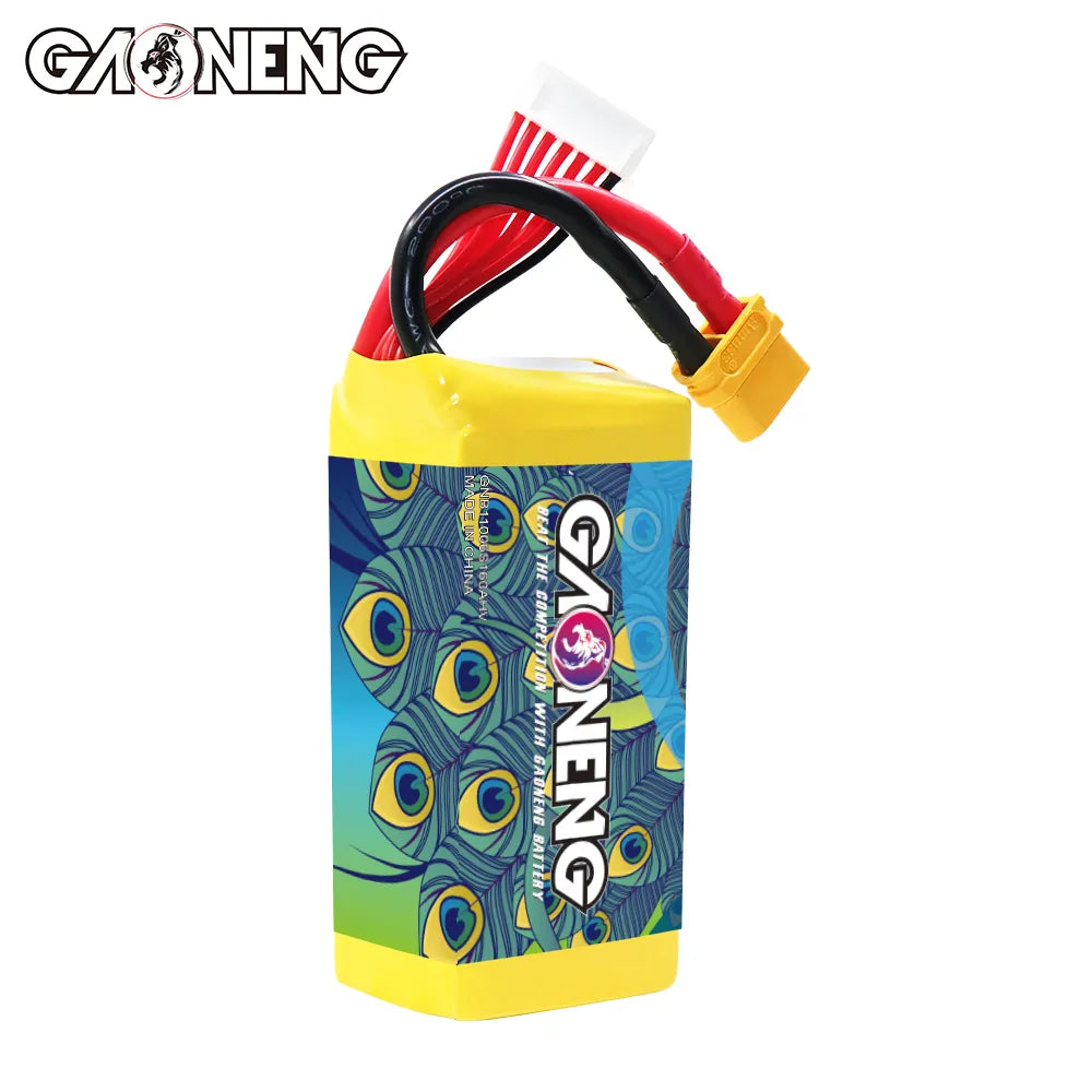 GAONENG GNB 6S 22.8V LiHV 1100mAh 160C XT60 High - Performance LiPo Battery