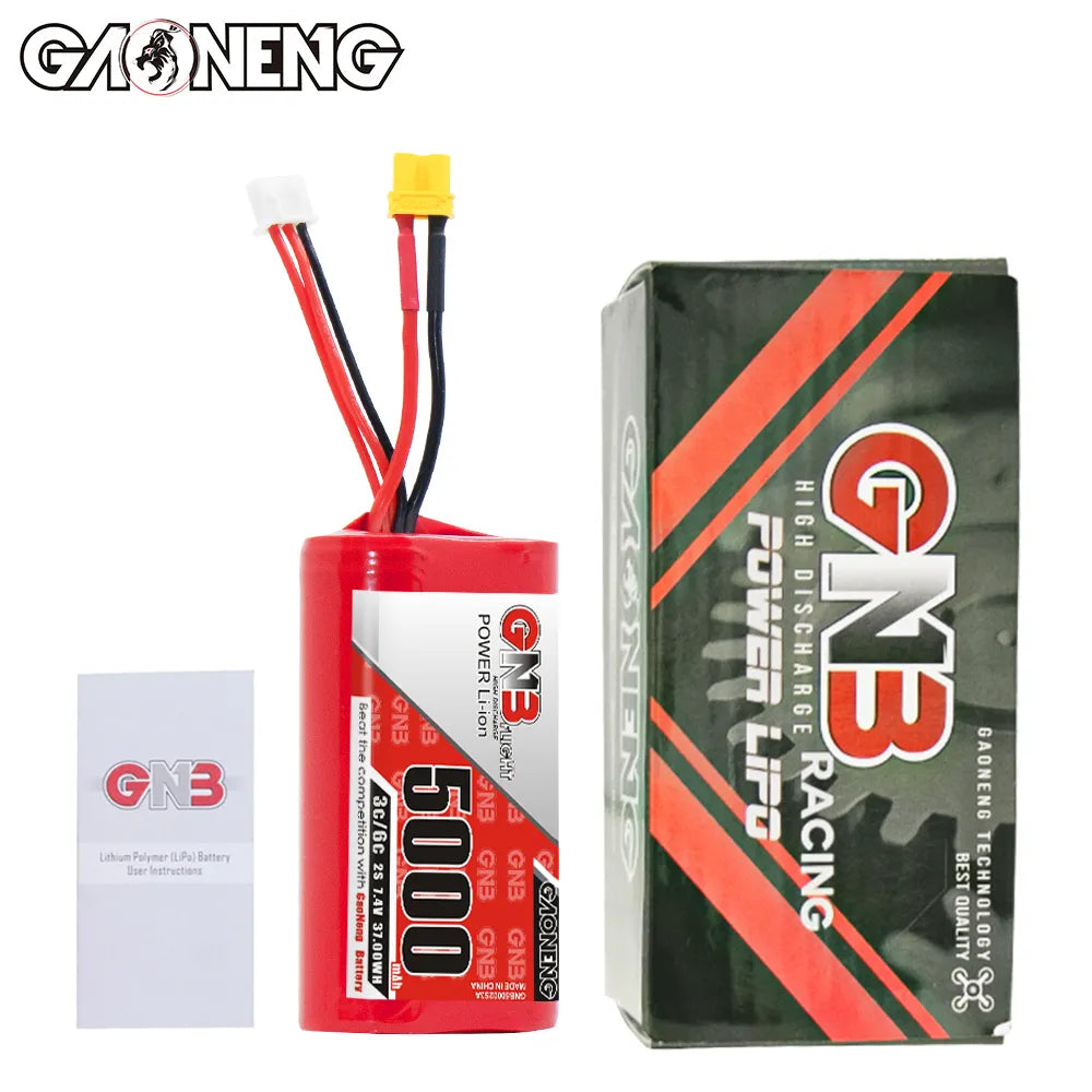 GAONENG 7.4V 5000mAh 3C LiPo Battery XT30 for Jumper T20 GEMINI - Great Deal