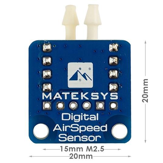 Hot Sale! Matek ASPD - 4525 Digital Airspeed Sensor for Aircraft