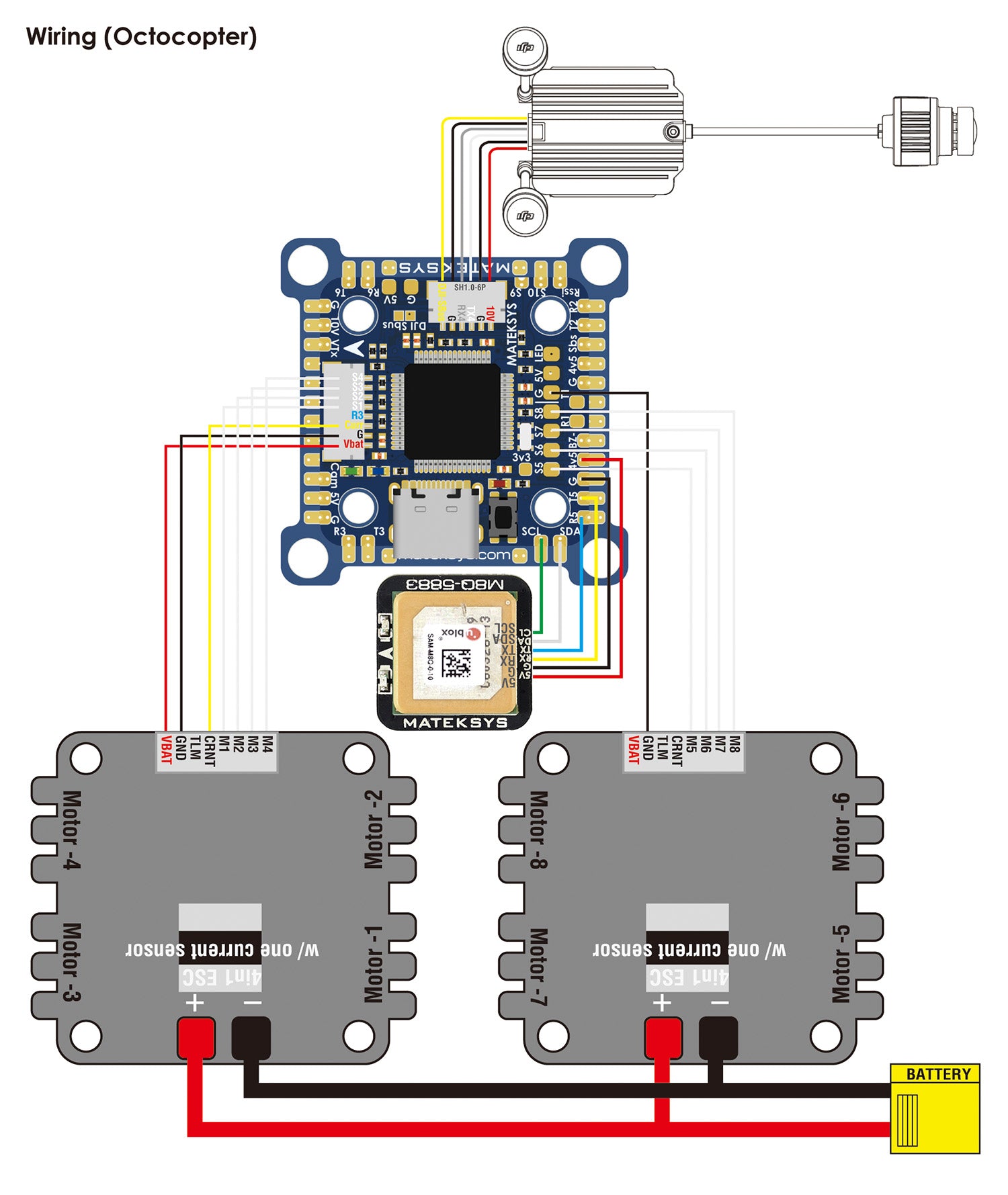 Matek F405-MiniTE Flight Controller with ICM42605 for Enhanced Performance