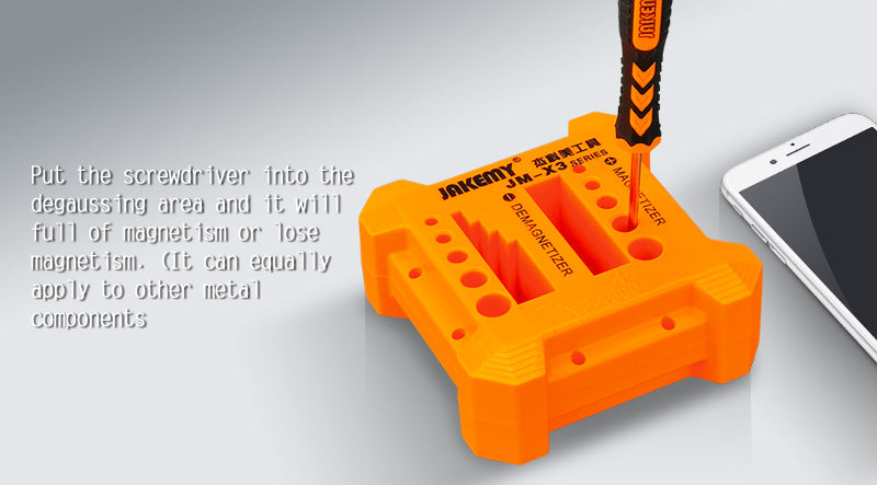 JAKEMY JM-X2 High - Performance Magnetizer and Demagnetizer Tool for Screws and Bolts