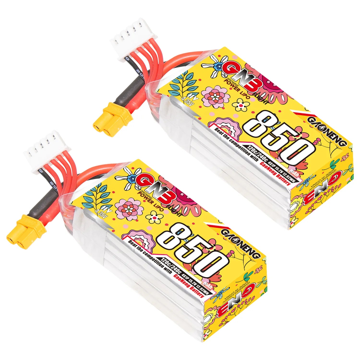 GAONENG GNB LiHV 4S 15.2V 850mAh 120C XT30 LiPo Battery - Hot Deal in Australia