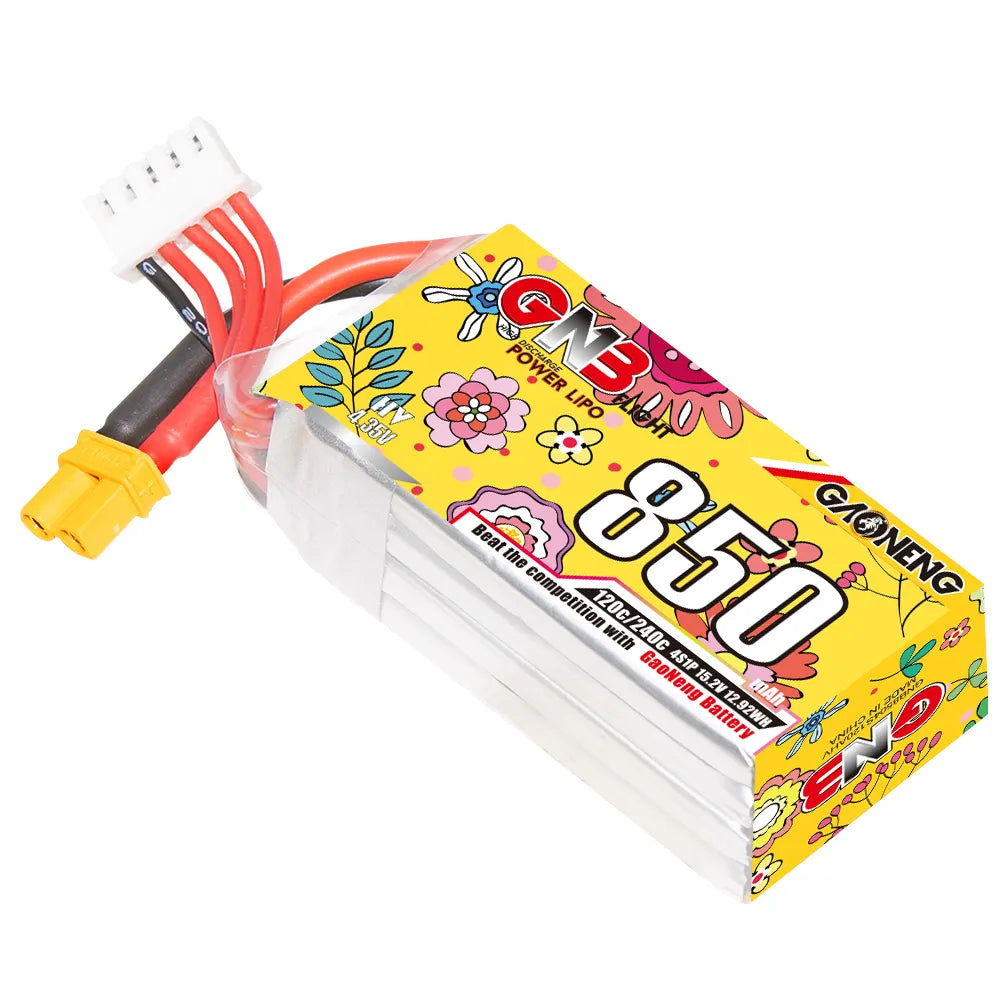 GAONENG GNB LiHV 4S 15.2V 850mAh 120C XT30 LiPo Battery - Hot Deal in Australia