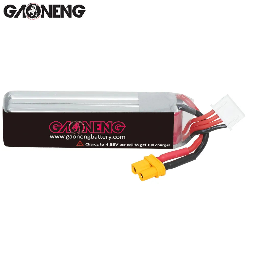 GAONENG GNB 11.4V 550mAh 100C XT30 3S LiHV Long - Type LiPo Battery [DG]