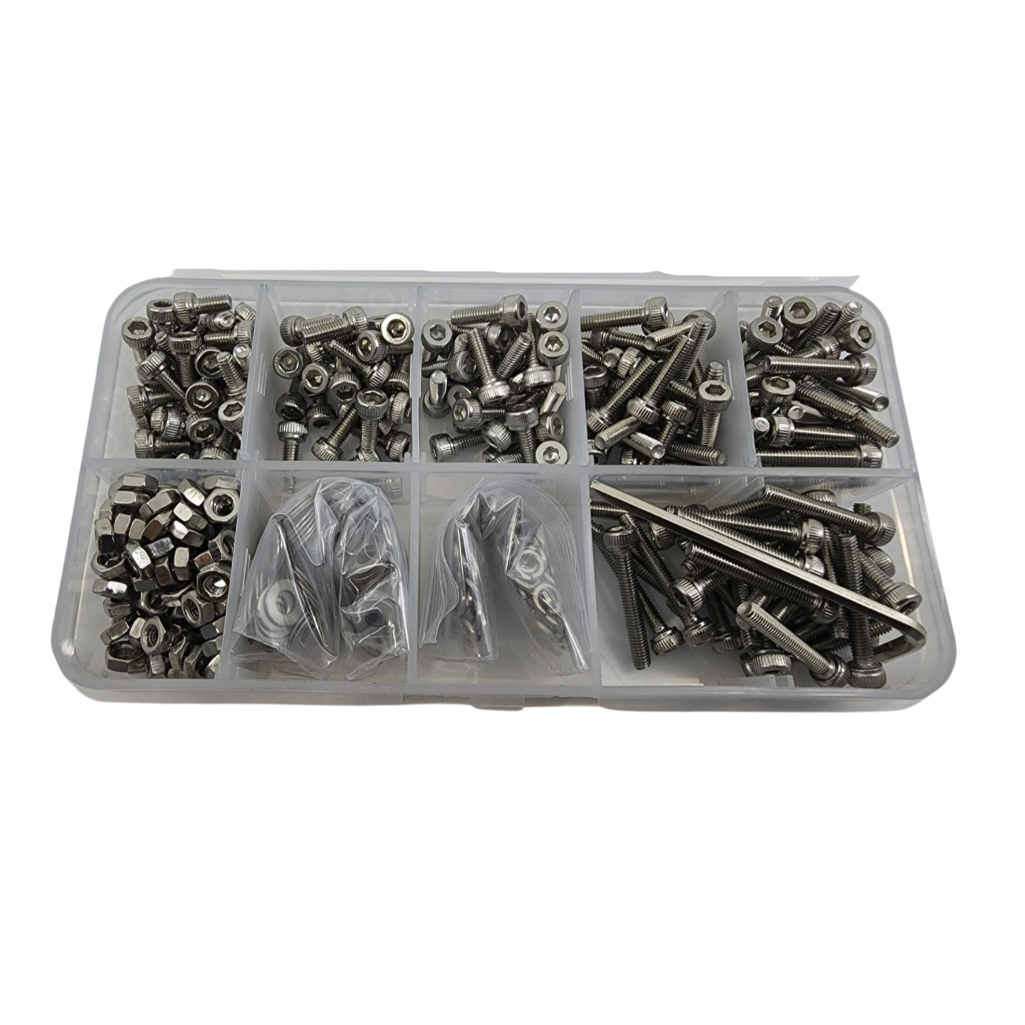 Phaser FPV M3 Socket Cap Bolt Fastener Kit - 600pcs, Ideal for Quad - Building