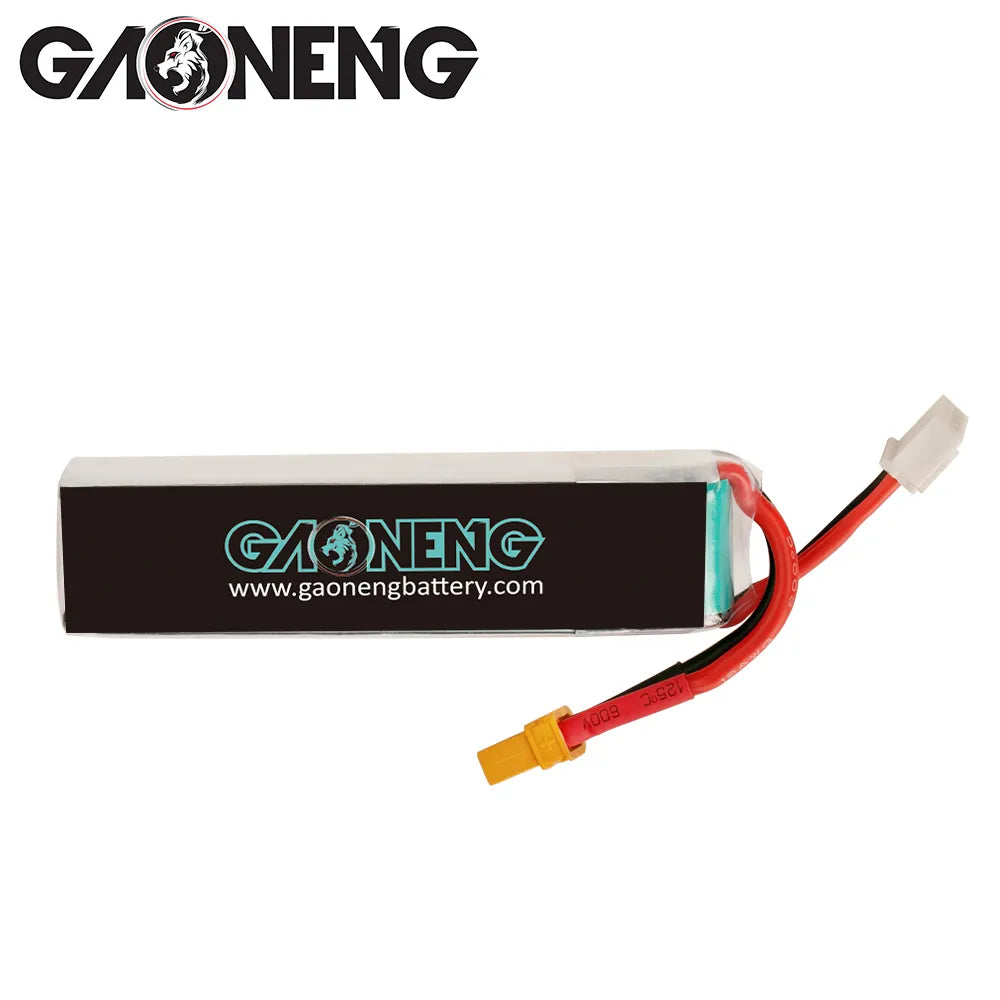 GAONENG High - Performance 7.4V 550mAh 90C XT30 2S Long - Type LiPo Battery [DG]